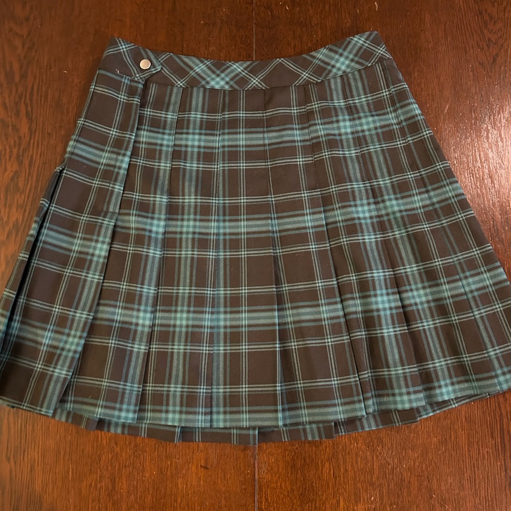 RETRO - Plaid miniskirt - size: Small (see measurements)